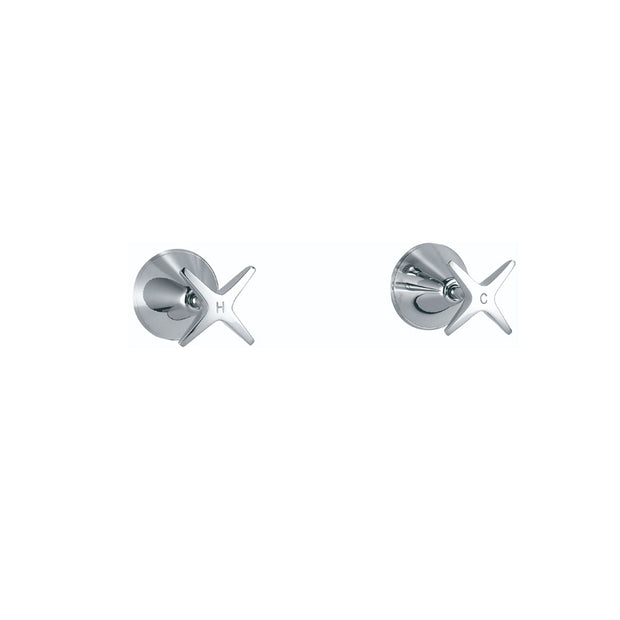 Zenmo Sea Star Wall Top Assembly in Chrome