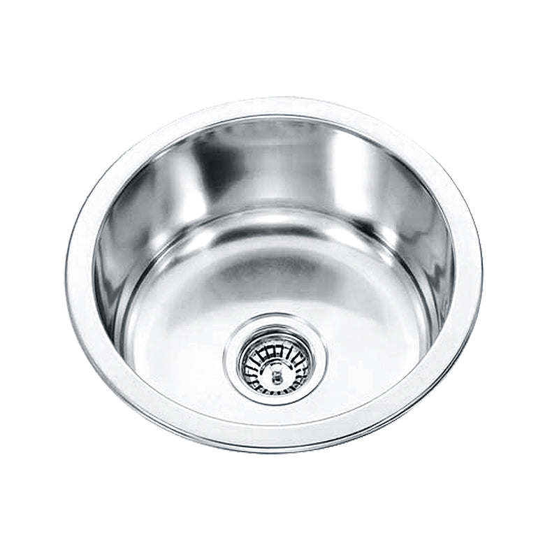Zenmo Dante Round Sink in Stainless Steel