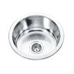 Zenmo Dante Round Sink in Stainless Steel