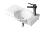 Zenmo Chloe Wall Basin in Gloss White