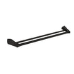 Zenmo Exon 75cm Double Towel Rail in Matte Black