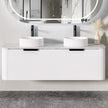 Zenmo Piaza Wall Hung Vanity 1500mm Calacatta Look Stone Top (basin not included)
