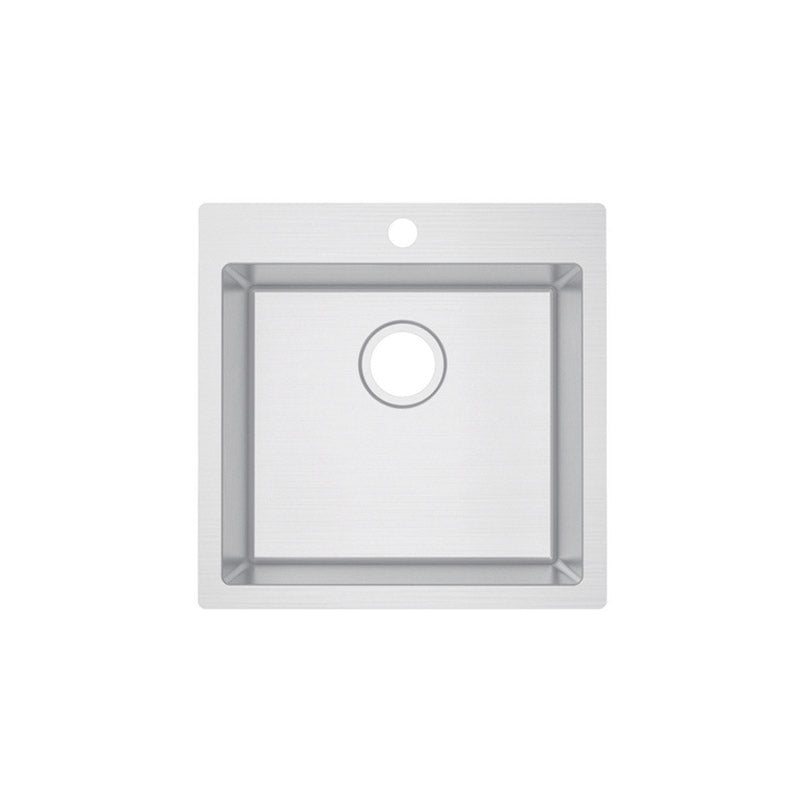 Zenmo Impact Stainless Steel Top Mounted Sink with Tap Hole in Stainless Steel