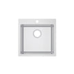 Zenmo Impact Stainless Steel Top Mounted Sink with Tap Hole in Stainless Steel