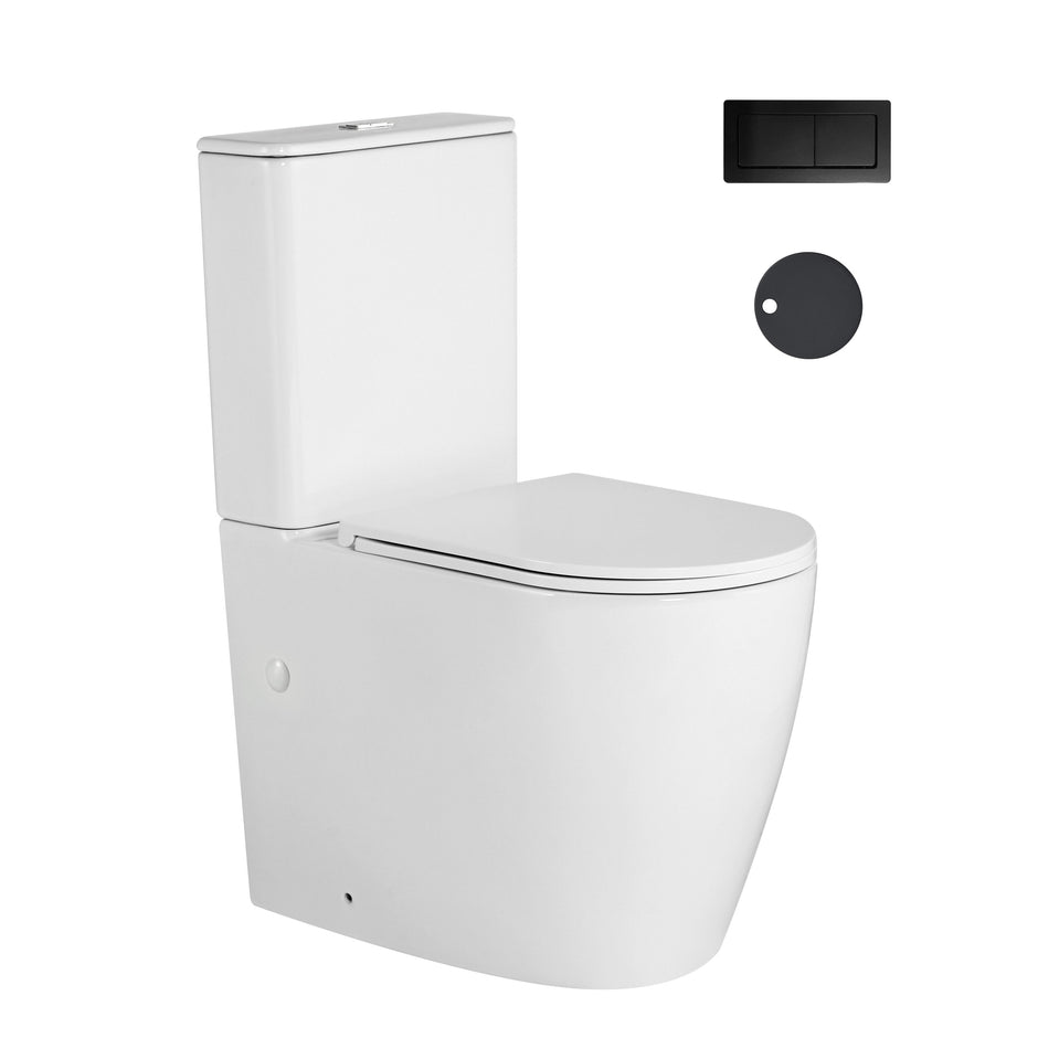 Zenmo Zenmo Toilet Suite in Matte Black