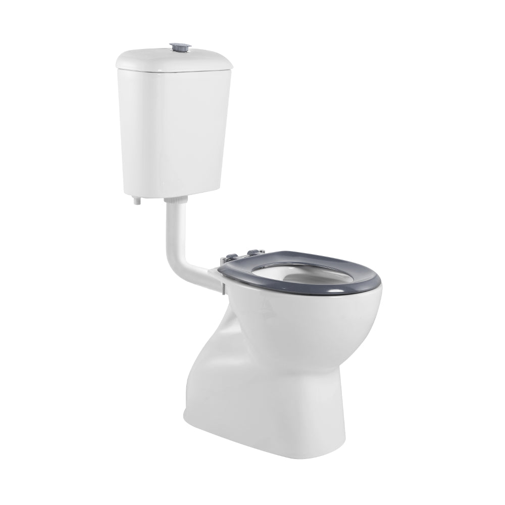 Zenmo Bestcare-II Toilet Suite Grey Button and Seat