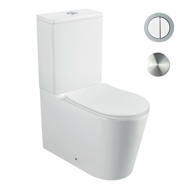 Zenmo Junior Toilet Suite in Chrome