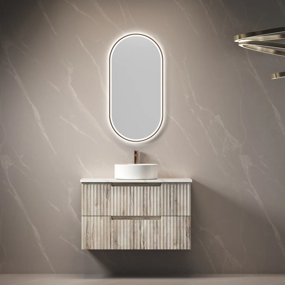 Beau Monde Pill 450mm LED Mirror