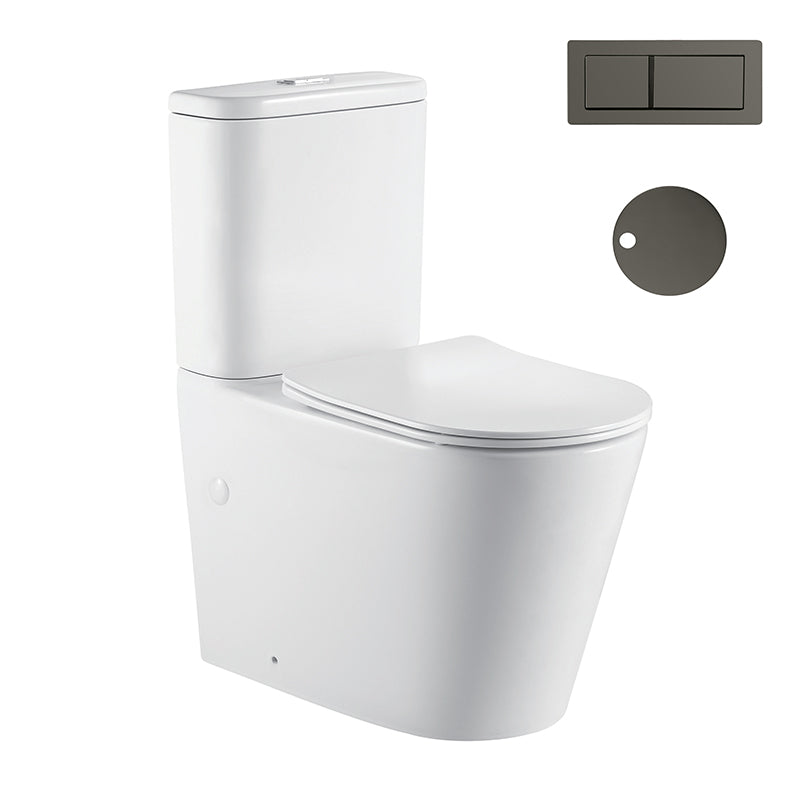 Zenmo Jamie-II Toilet Suite in Gun Metal