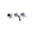 Zenmo Sea Star Fixed Bath Set in Chrome