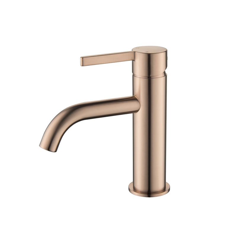 Zenmo Kenzo Basin Mixer in Champagne Copper