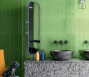 Slash Apple Green Subway Tiles