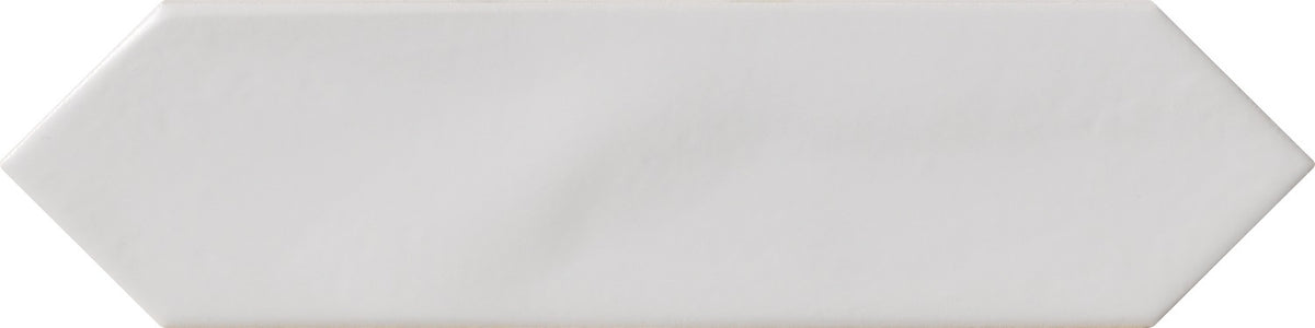 Crayons Bianco Matt Elongated Hexagon Tiles 75x300mm