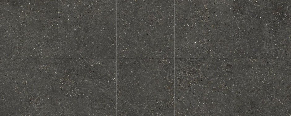 Frammenti Black Concrete Look Porcelain Tiles 320x280mm mosaic sheet