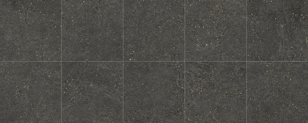 Frammenti Black Concrete Look Porcelain Tiles 320x280mm mosaic sheet