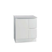 Zenmo Roxio Floor Standing Vanity 750mm White Stone Top (basin not included)