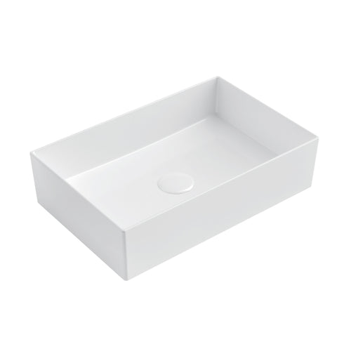 Zenmo Sorrento-II Above Counter Basin in Gloss White