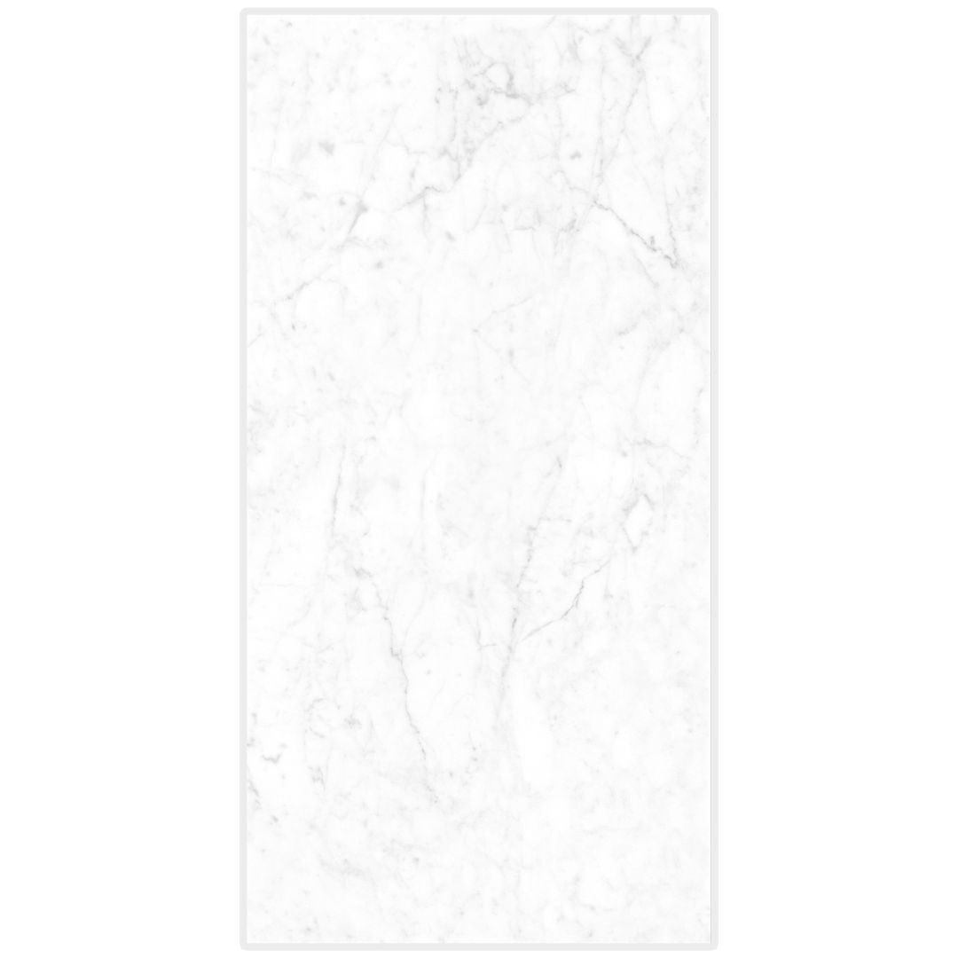 Carrara Venato Polished Marble Look Porcelain Tiles 600x1200mm tile