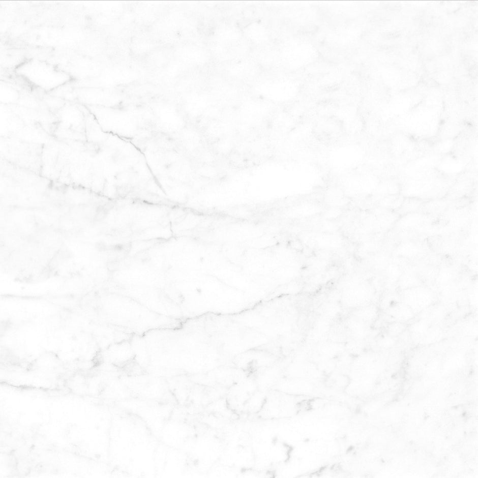 Carrara Venato Polished Marble Look Porcelain Tiles 600x600mm in a room setting