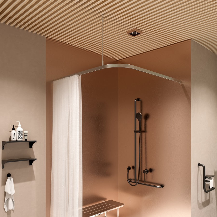 Zenmo Mobi Care Shower Curtain Rail Set lifestyle