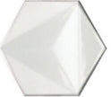 Chroma Bianco 3D Hexagon Tiles 150x173mm