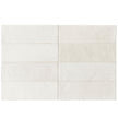 Coastal Blanc Matt Ceramic Subway Tiles 65x200mm tile