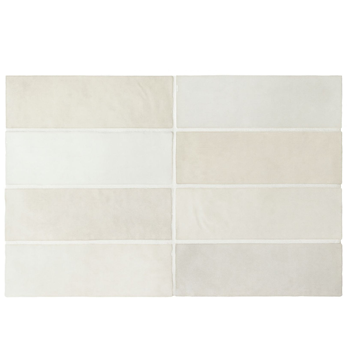 Coastal Vert Matt Ceramic Subway Tiles 65x200mm tile