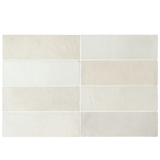 Coastal Vert Matt Ceramic Subway Tiles 65x200mm tile