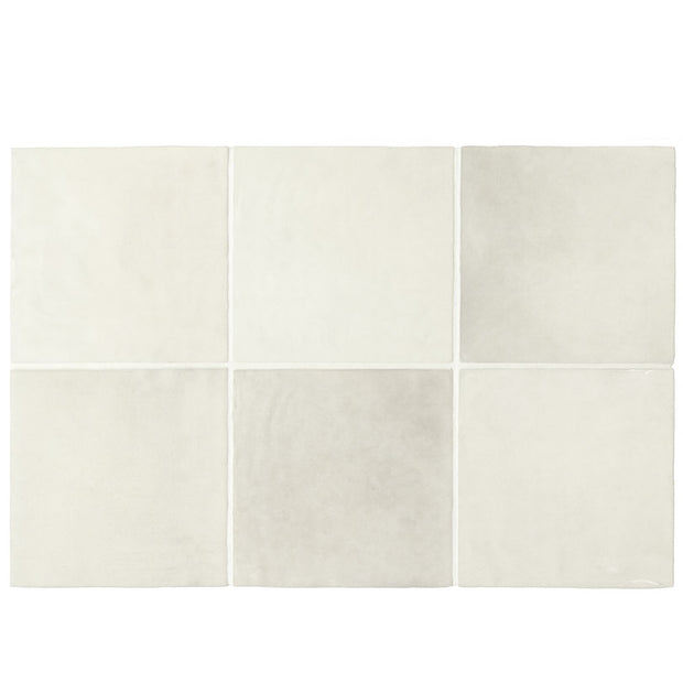 Coastal Vert Matt Ceramic Tiles 132x132mm tile