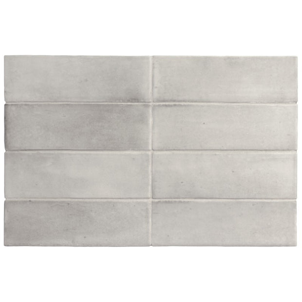 Coco Amber Grey Matt Porcelain Subway Tiles tile