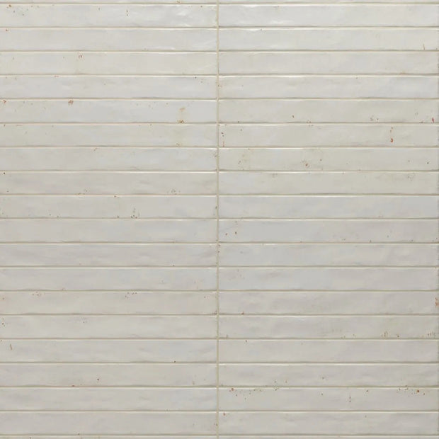 Colors White Gloss Porcelain Subway Tiles in a room setting