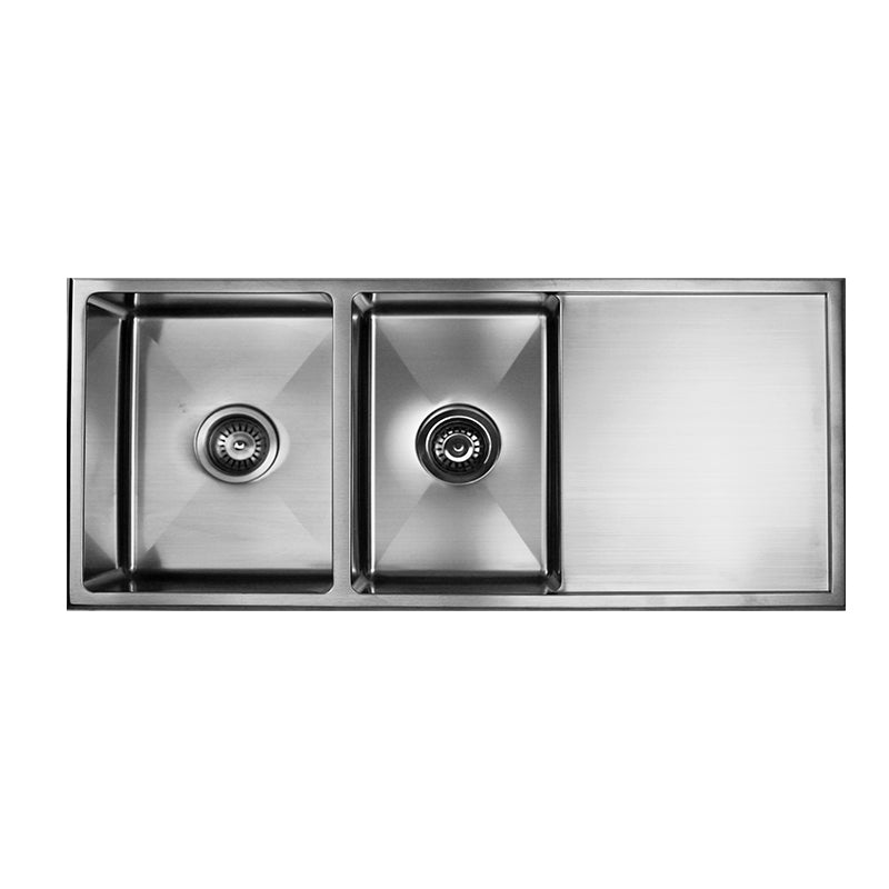 Zenmo Impact Double Bowl Sink with Drainer 980mm