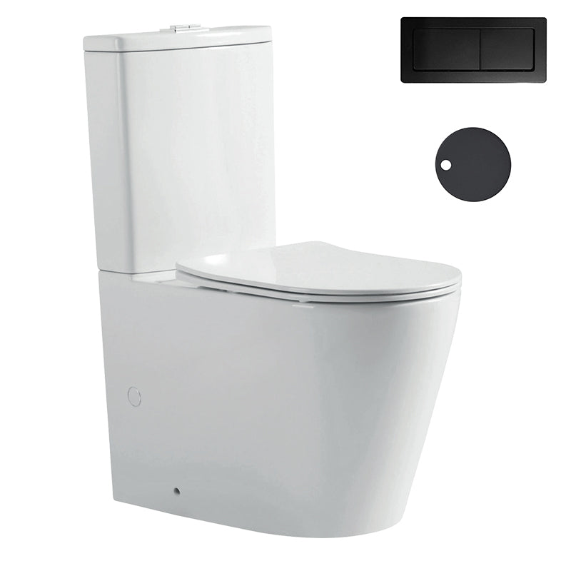Zenmo Exon Toilet Suite in Matte Black