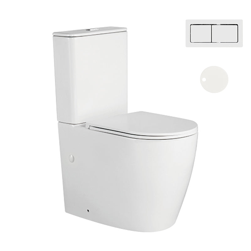 Zenmo Zenmo Toilet Suite in Matte White