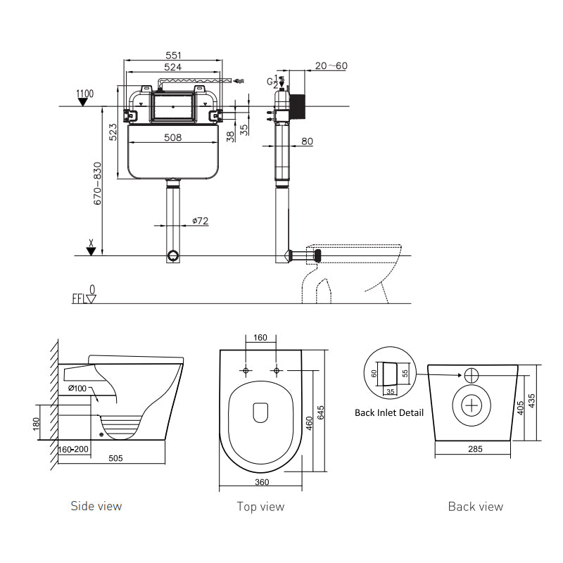 Zenmo Bella Toilet Pan