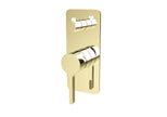 Zenmo Kenzo Diverter Mixer in Brushed Brass
