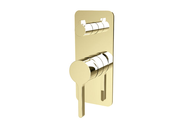 Zenmo Kenzo Diverter Mixer in Brushed Brass