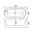 Zenmo Vivo Freestanding Bath in Gloss White