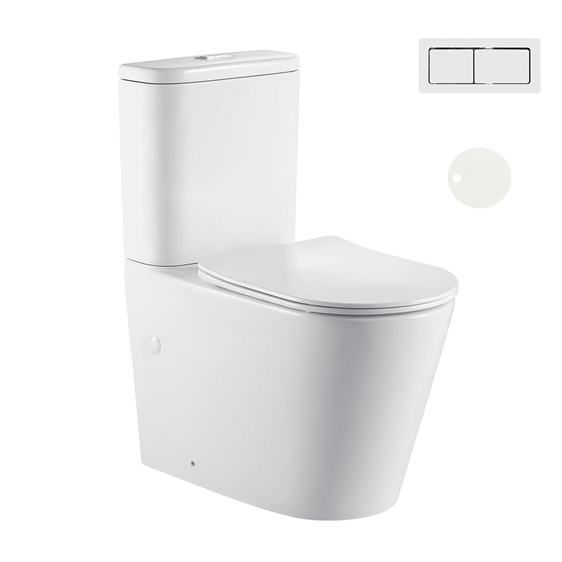 Zenmo Jamie-II Toilet Suite in Matte White