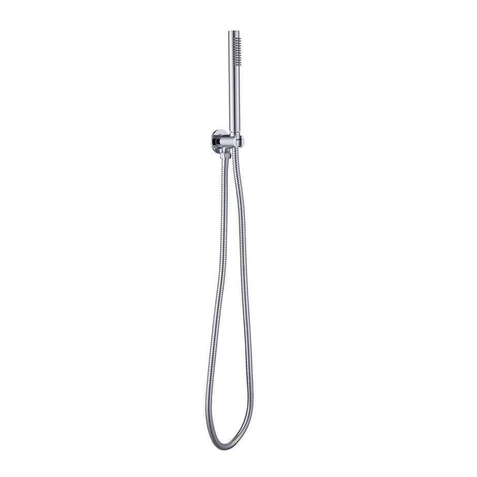 Zenmo Rainjet Hand Shower on Bracket with Metal Hose in Chrome