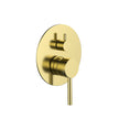 Zenmo Jess Shower Mixer with Diverter in Brushed Brass