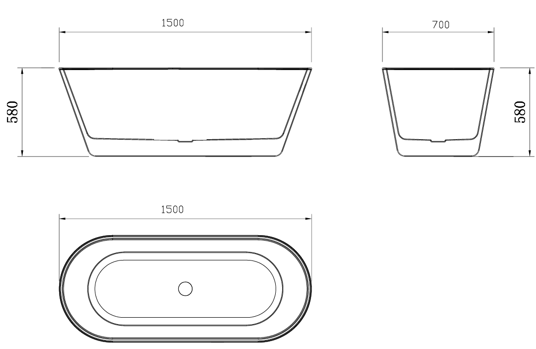 Zenmo Vivo-II Freestanding Bath