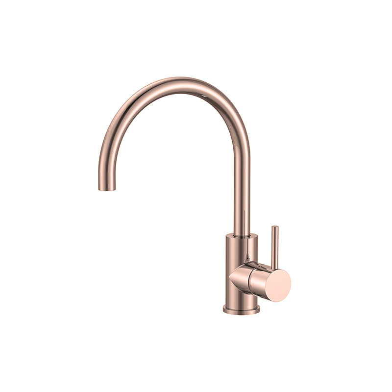 Zenmo Jess Swivel Sink Mixer in Champagne Copper