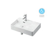 Zenmo Urbano Wall Hung Basin Left Hand Bowl