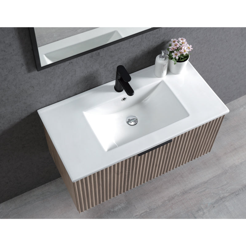 Zenmo Vivo Wall Hung Vanity 900mm Ceramic Top