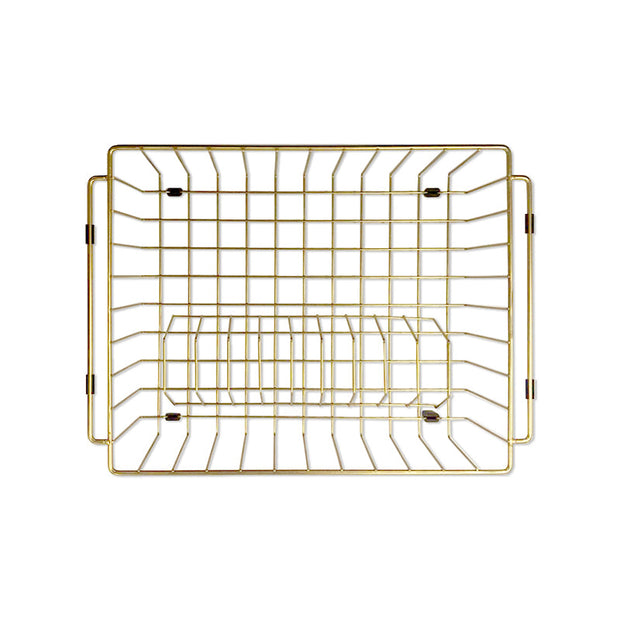 Dish Rack - PVD Brushed Bronze Gold