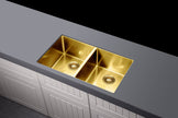 Lavello Kitchen Sink - Double Bowl 760 x 440 - Tiger Bronze