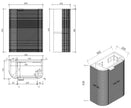 Zenmo Mino Wall Hung Vanity 400mm