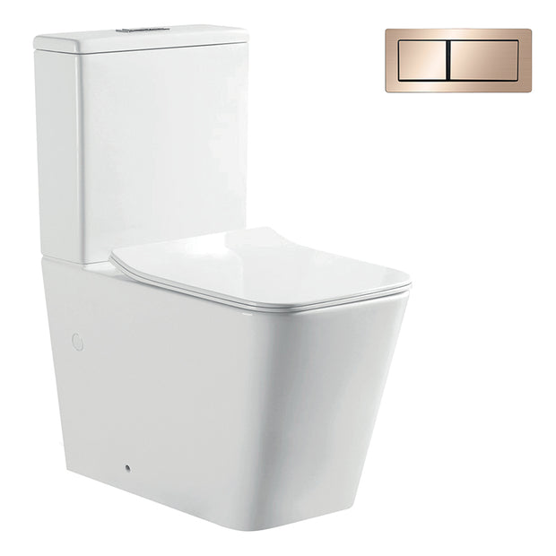 Zenmo Acqua-II Toilet Suite in Champagne Copper