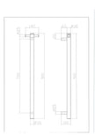 Zenmo Single Bar Heated Towel Rail
